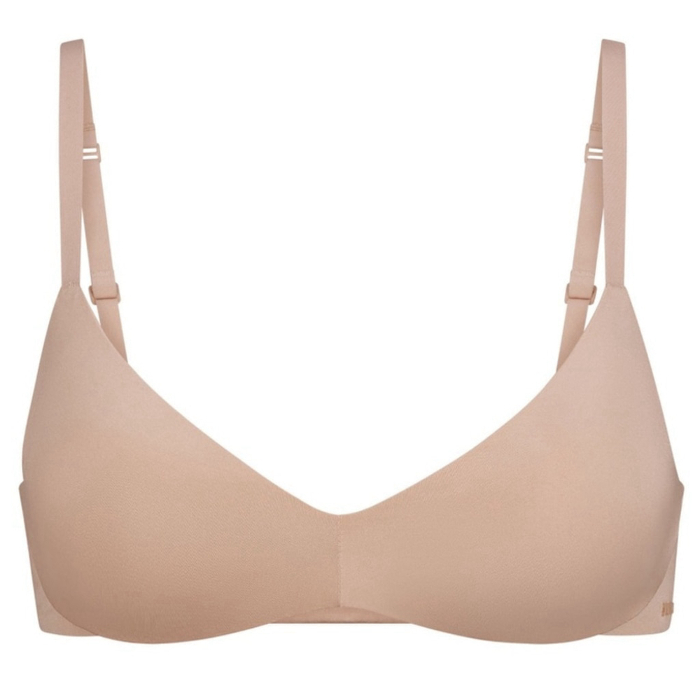 Skims Kim K Wireless Form PUSH-UP PLUNGE BRA in Mica Light Beige 30D